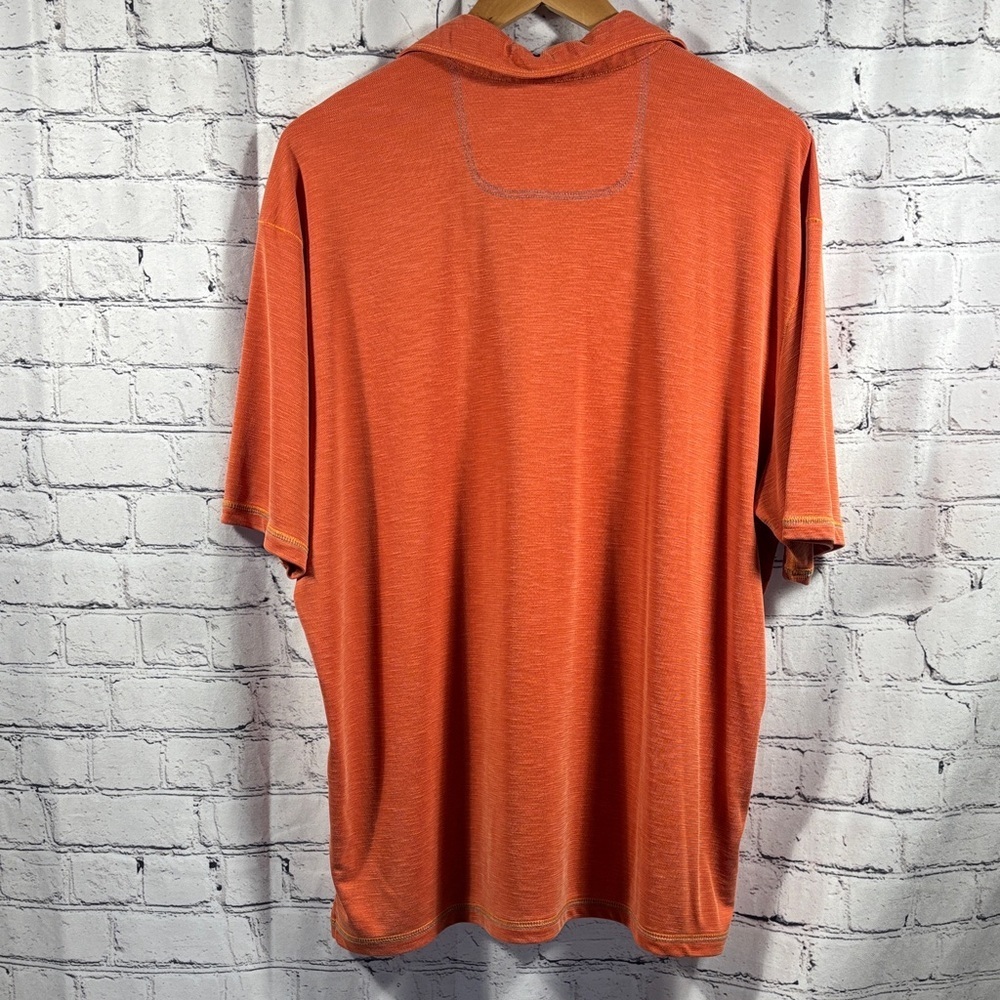 Tommy Bahama Orange Polo Shirt - Picture 3 of 5